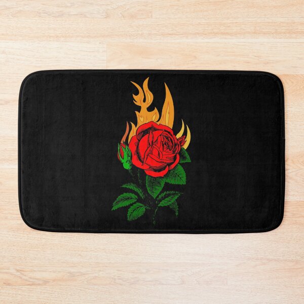 Item preview, Flaming rose // Red rose on fire designed and sold by Jacinda  Collins.