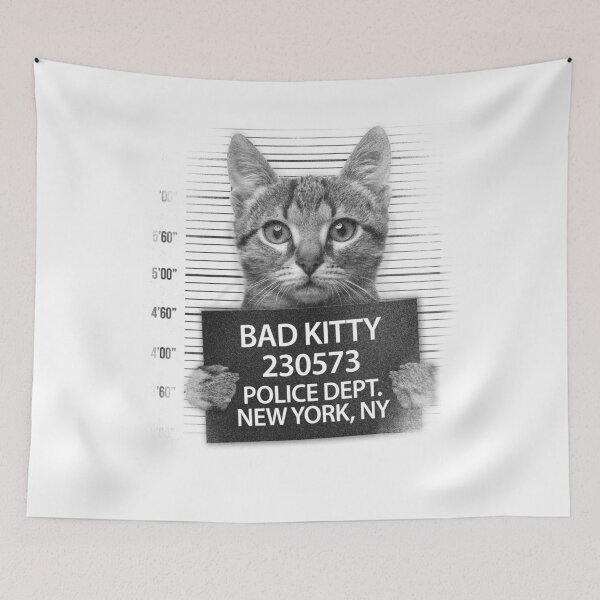 Item preview, Funny Bad Kitty Cat Lovers Gift Cute Cat Meme designed and sold by Stephani Analah.