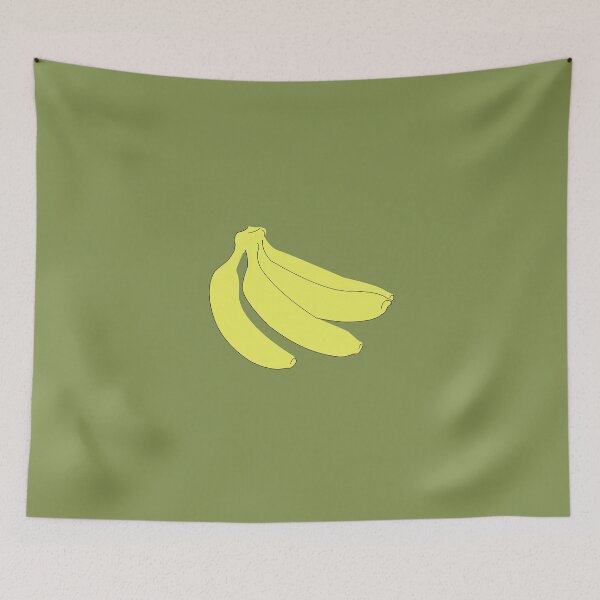 Item preview, yellow banana bunch - green designed and sold by ZiphGames.