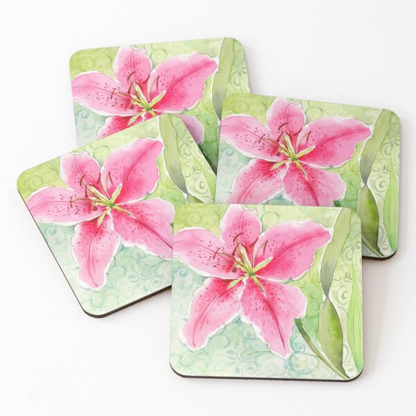 Item preview, Decorative Pink Lily designed and sold by Cathi Freund.