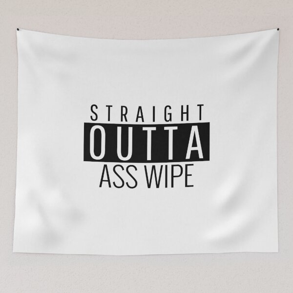 Item preview,  STRAIGHT OUTTA  ASS WIPE Covid 19 covid-19 coronavirus corona virus covid 19 virus apocalypse designed and sold by Kray-Zee-Teez.