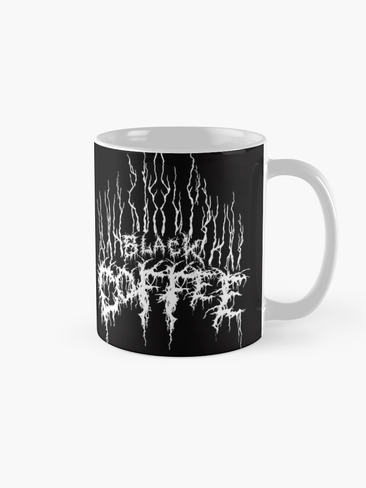 Black Metal Coffee Coffee Mug for Sale by DarkRobots