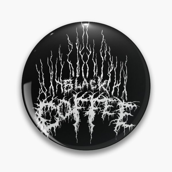 Item preview, Black Metal Coffee designed and sold by DarkRobots.