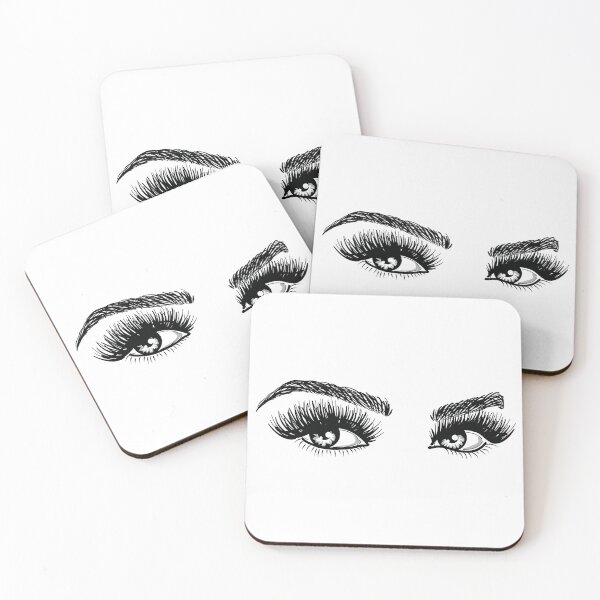 Item preview, Long lashes hand drawn beautiful eyes designed and sold by savanamms6.