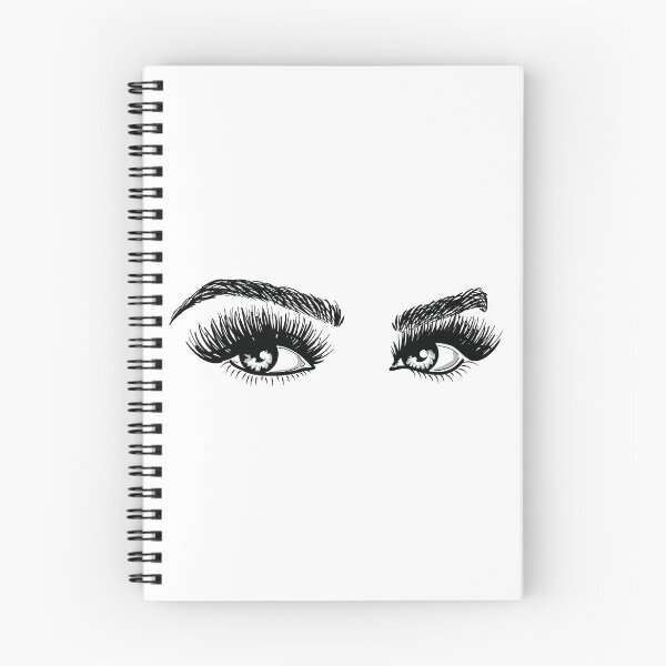 Item preview, Long lashes hand drawn beautiful eyes designed and sold by savanamms6.