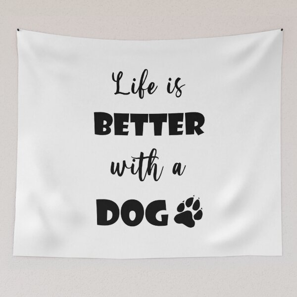 Item preview, Life is Better with a Dog (Version 2) designed and sold by CM-PD.