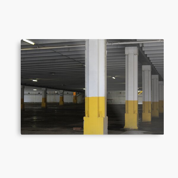 Empty Mall Parking Lot Metal Print