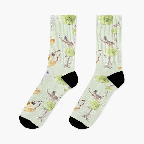 Artikelvorschau, Künstlerische Ballerinas und French Macarons Pastell Aquarell entworfen und verkauft von SarahTeskk.