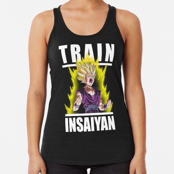 Train Insaiyan - Gohan Motivational Racerback Tank Top