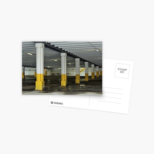 Quiet Parking Lot Postcard