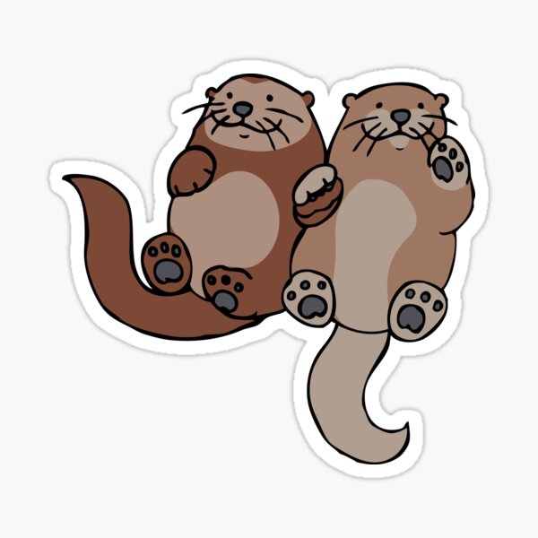 Item preview, Otter in Blau designed and sold by Nemki.