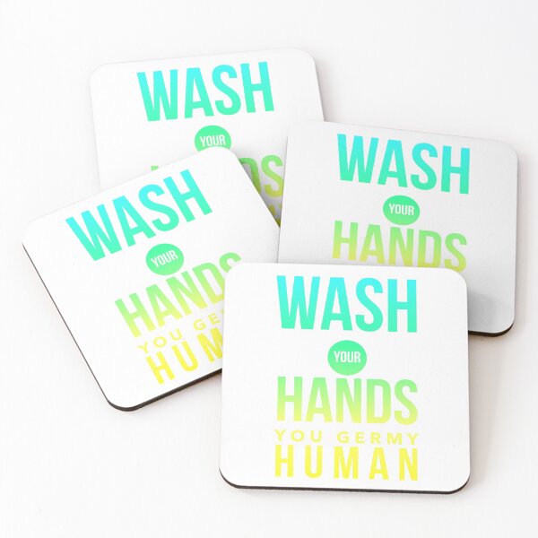 Item preview, Wash Your Hands You Germy Human -Sunset designed and sold by Funkymask.