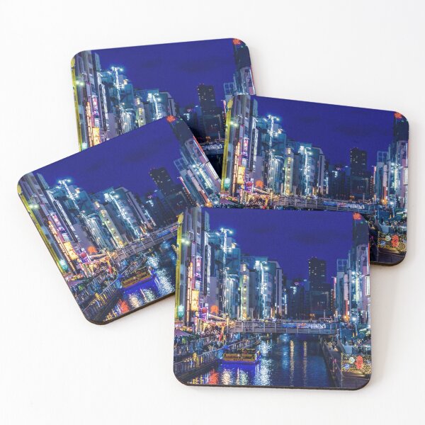 Item preview, Dotonbori Night Scene, Osaka, Japan designed and sold by DFLC Prints.