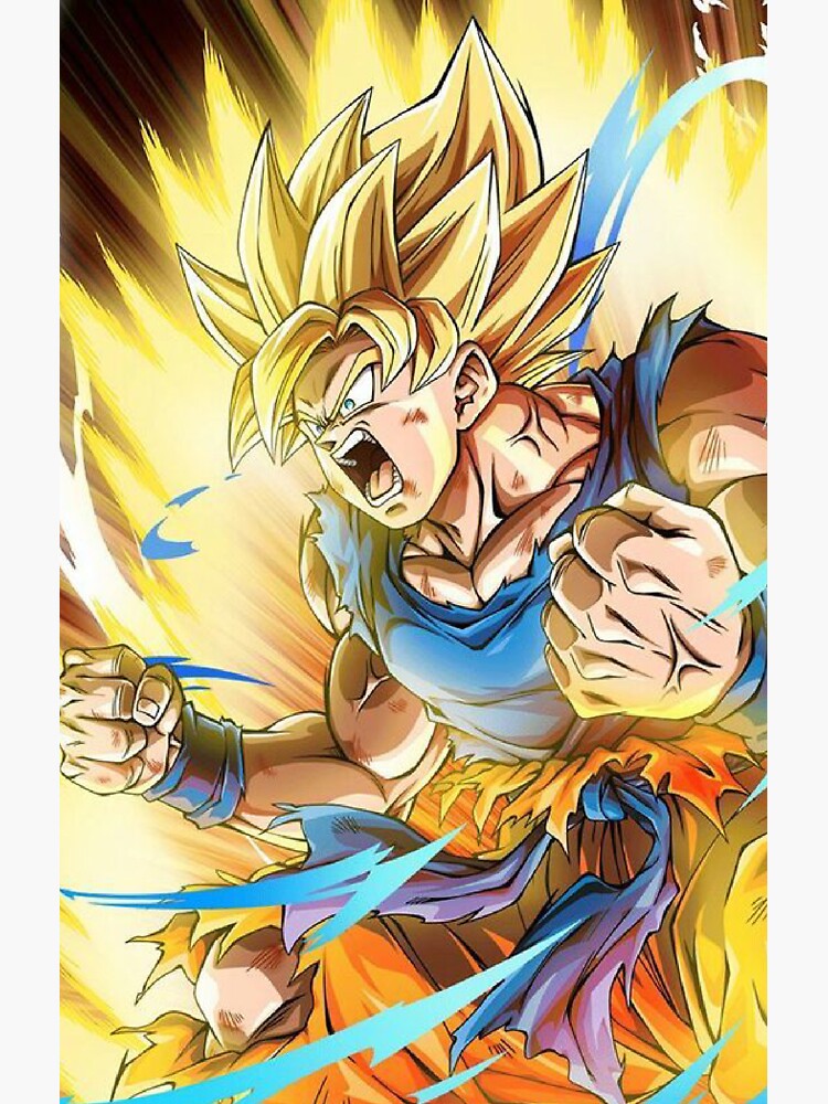 Goku SSJ 2 Sticker by Dankelys