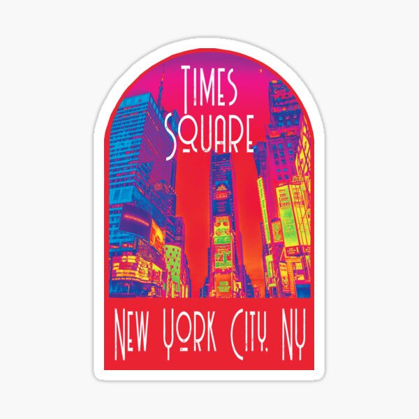 Item preview, Times Square NYC Decal designed and sold by zsonn.