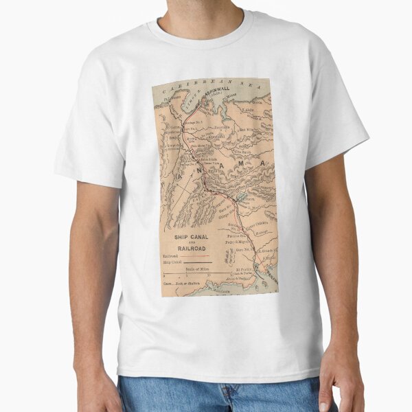 Item preview, Vintage Map of The Panama Canal (1885) designed and sold by BravuraMedia.