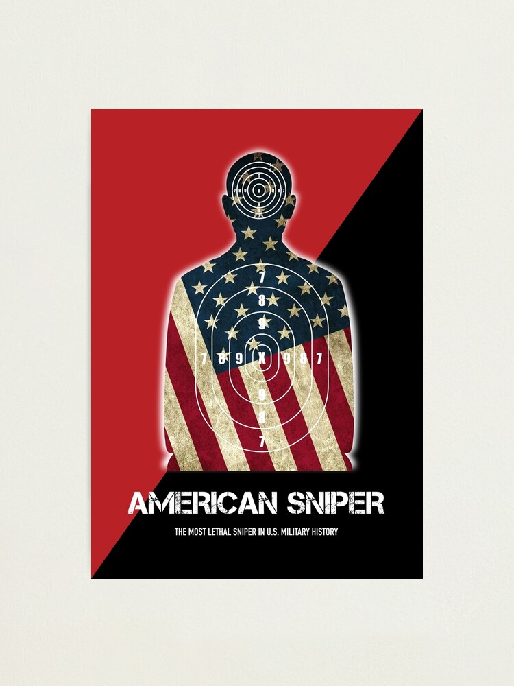 Alternate view of American Sniper - Alternative Movie Poster Photographic Print