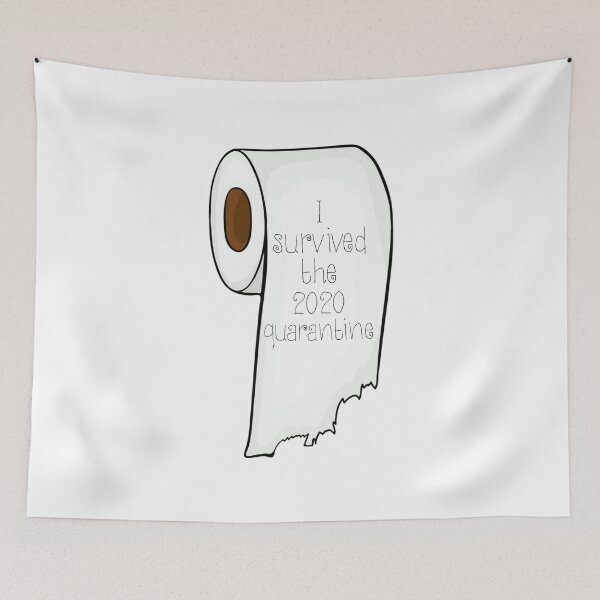 Item preview, I survived 2020 Toilet Paper Roll designed and sold by Morgan Turrentine.