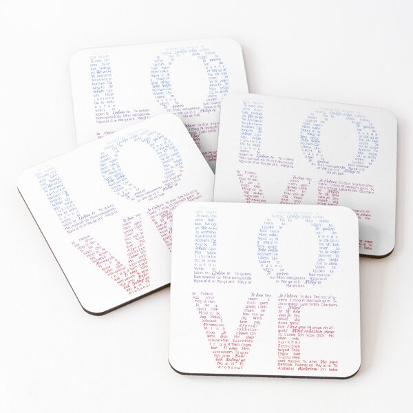 Item preview, What is Love in your language?  designed and sold by SandaArtDesign.