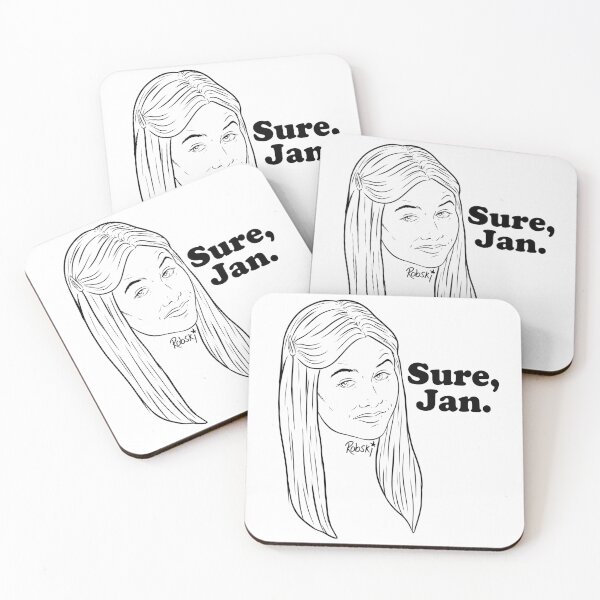 Item preview, Sure, Jan. - black lines designed and sold by RobskiArt.
