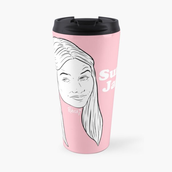 Sure, Jan. - black & white Travel Mug