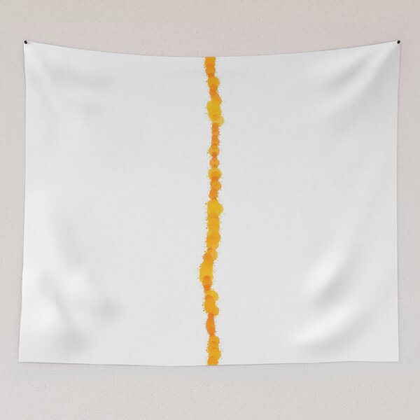 Item preview, Orange Single Black Line designed and sold by In A Word | Minimal Statement Wear.
