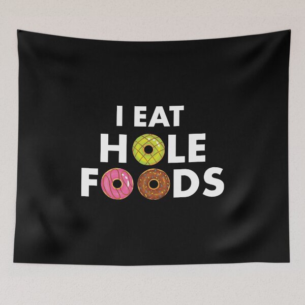 Item preview, Funny Donut Design - I Eat HOLE Foods designed and sold by EstelleStar.