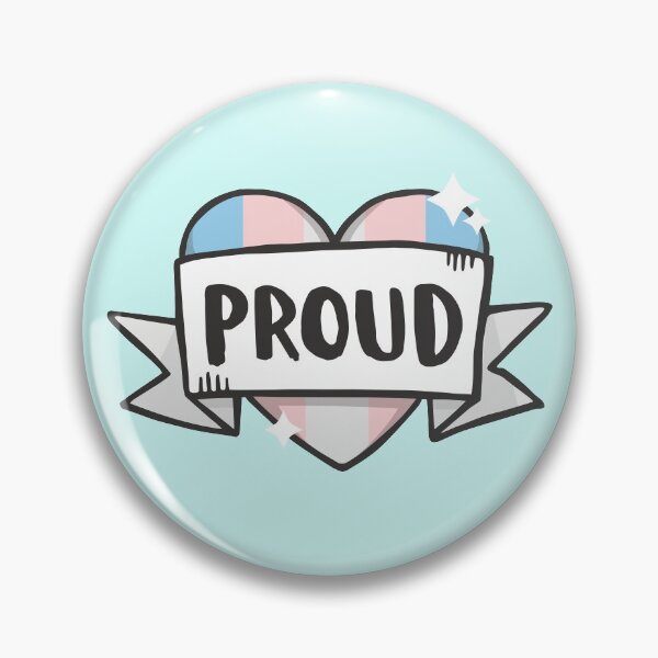 Item preview, Transgender (Trans) Pride in Light Cyan designed and sold by LaurenTowner.