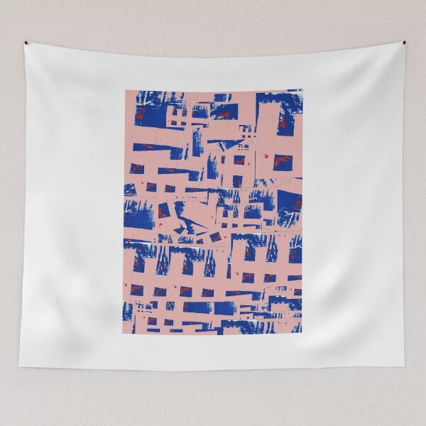 Item preview, Pink and Blue criss cross designed and sold by isobelcough.