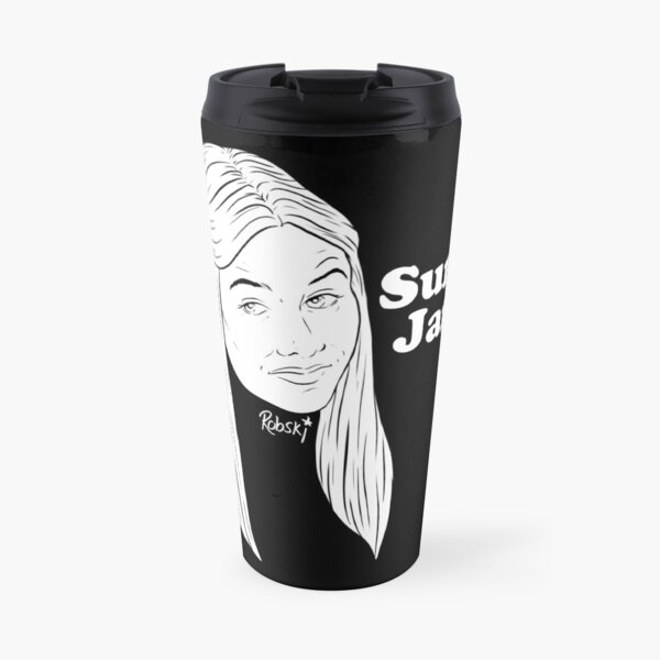 Sure, Jan. - white Lines Travel Mug