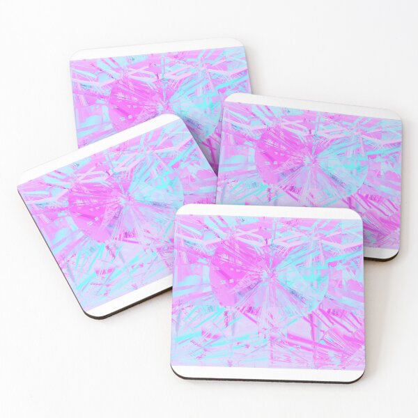 Item preview, Turquoise and Pink Digital Splatter Art designed and sold by Nerddegreeburns.
