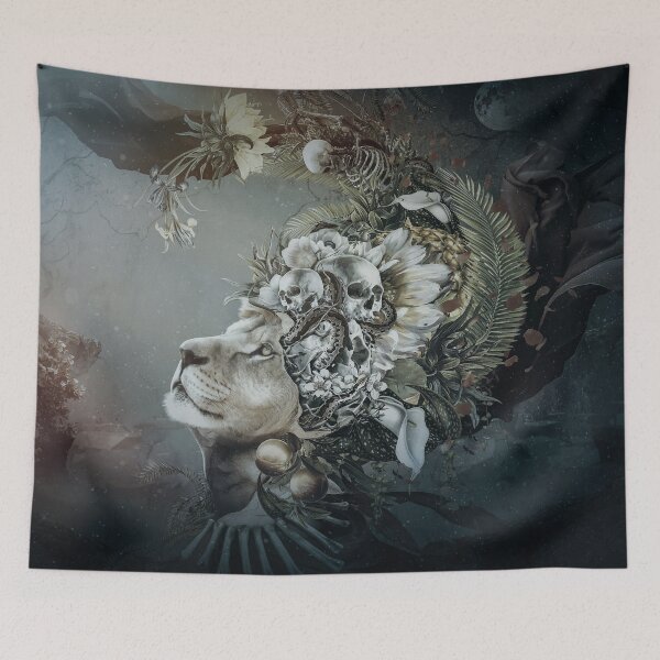 Item preview, Lion in moonlight designed and sold by RIZA PEKER.
