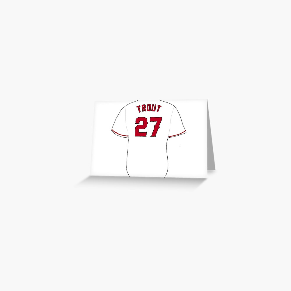 Mike Trout Jersey  Art Print for Sale by athleteart20