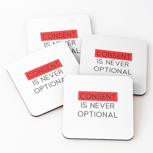 Item preview, Consent is NEVER optional designed and sold by PinkDuckTees.