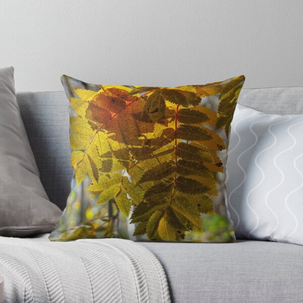 Fall Leaves Throw Pillow