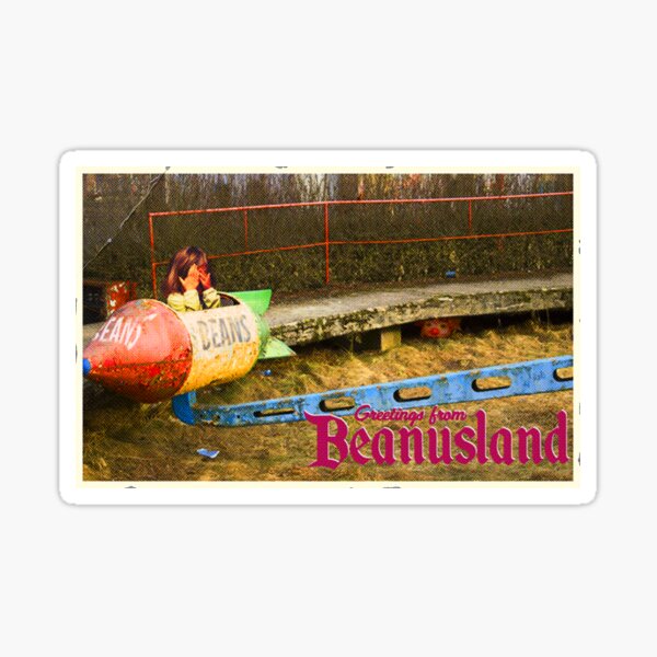 Beanusland postcard Sticker