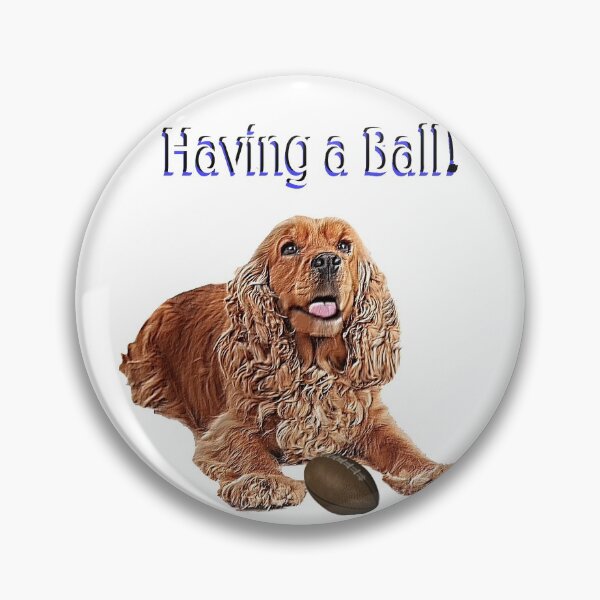 Item preview, Cockerspaniel with Football designed and sold by kristalcurt.