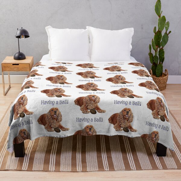 Item preview, Cockerspaniel with Football designed and sold by kristalcurt.