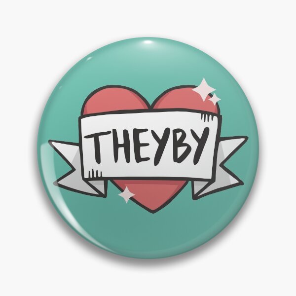 Item preview, Theyby (Non-Binary) Love Heart in Jade designed and sold by LaurenTowner.