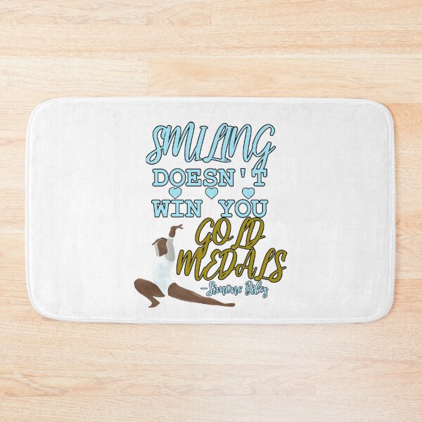 Item preview, Simone Biles Smiling Doesn't Win You Gold Medals Quote designed and sold by Cherries4.