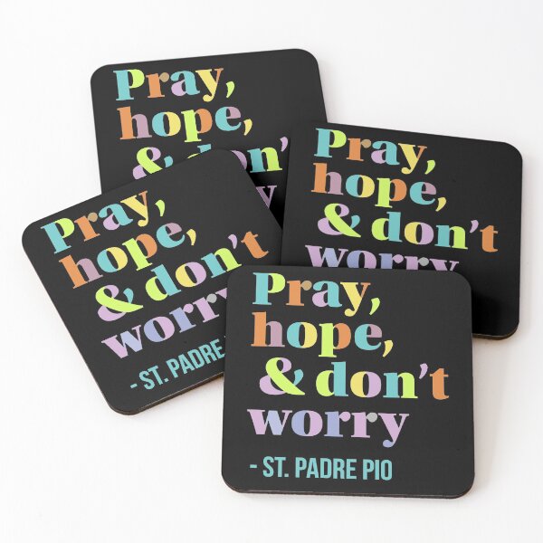 Item preview, Pray, Hope, and Don't Worry, Message of Comfort and Calm designed and sold by MaryKunzGoldman.