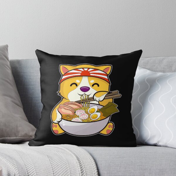 Item preview, Kawaii Dog Ramen Bowl Funny Anime Noodles Puppy designed and sold by perfectpresents.