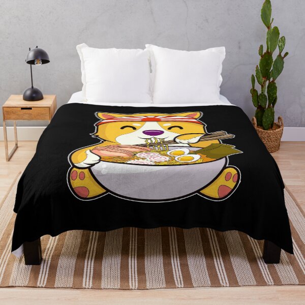 Item preview, Kawaii Dog Ramen Bowl Funny Anime Noodles Puppy designed and sold by perfectpresents.