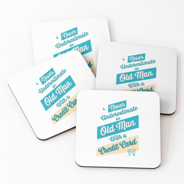 Item preview, Never Underestimate An Old Man With A Credit Card designed and sold by AscendMerch.