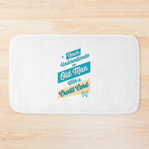 Item preview, Never Underestimate An Old Man With A Credit Card designed and sold by AscendMerch.