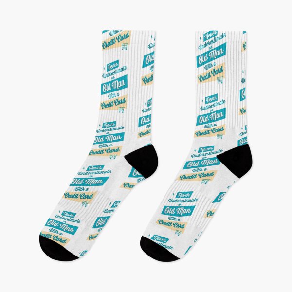 Item preview, Never Underestimate An Old Man With A Credit Card designed and sold by AscendMerch.