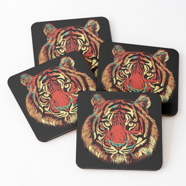 Item preview, Exotic Tiger Head Filled With Fiery Passion designed and sold by brodyquixote.