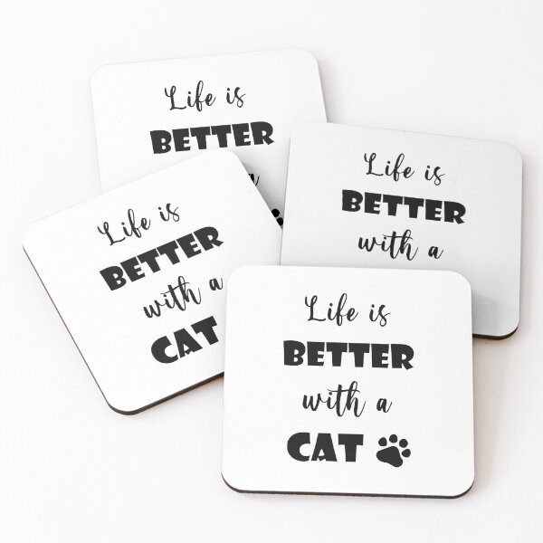 Item preview, Life is Better with a Cat (Version 2) designed and sold by CM-PD.