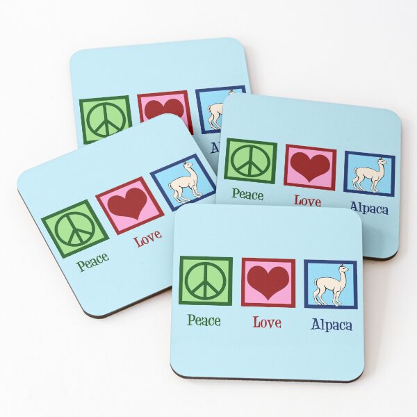 Item preview, Peace Love Alpaca designed and sold by Epic Love Designs.