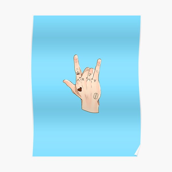 Jk hand Poster